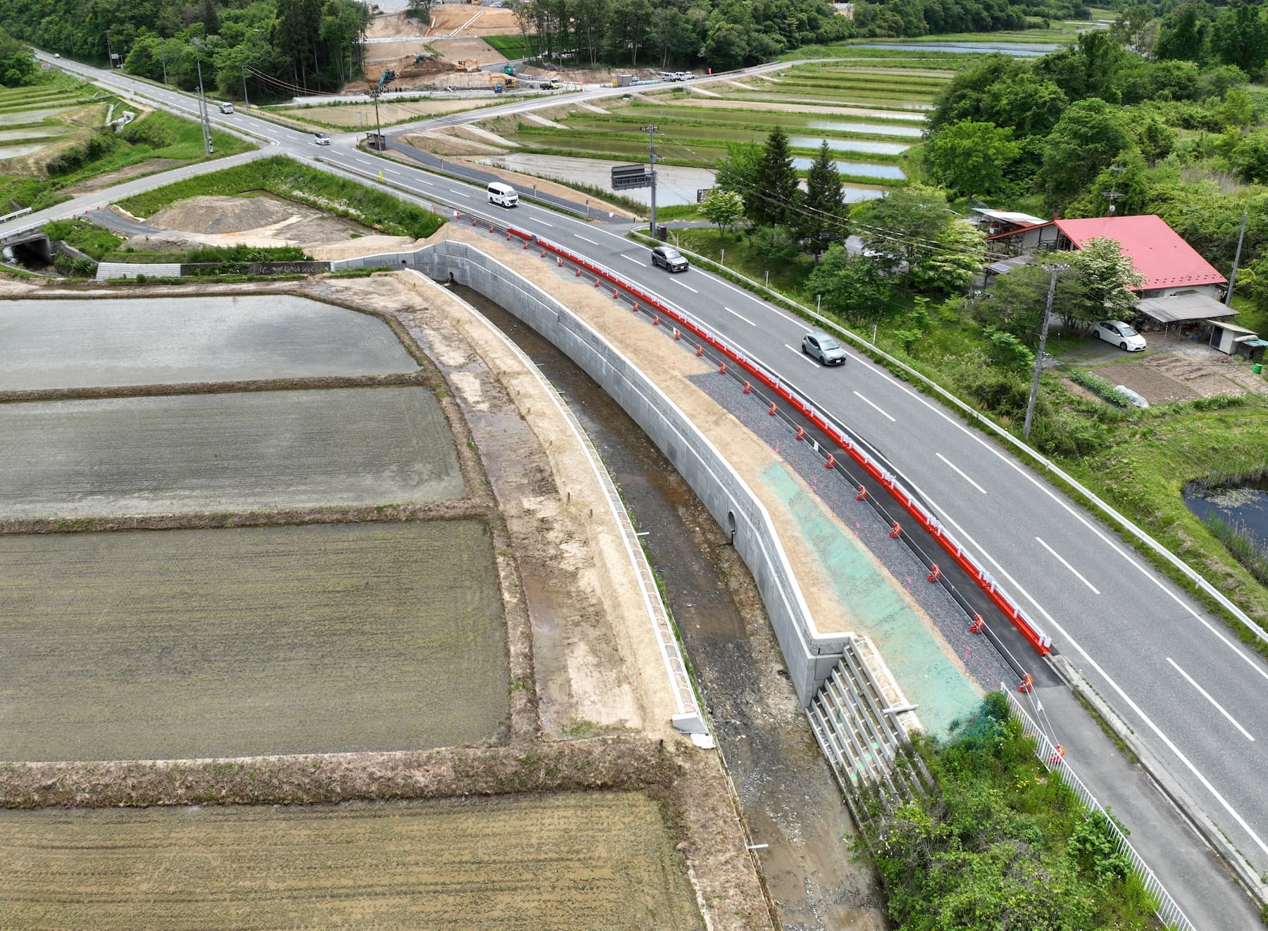 市道一ノ沢釜ノ沢線道路改良舗装（第２工区）工事